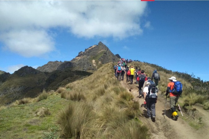 Montañismo en el Rucu Pichincha